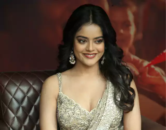 Riddhi Kumar at The Raja Saab Blockbuster Meet